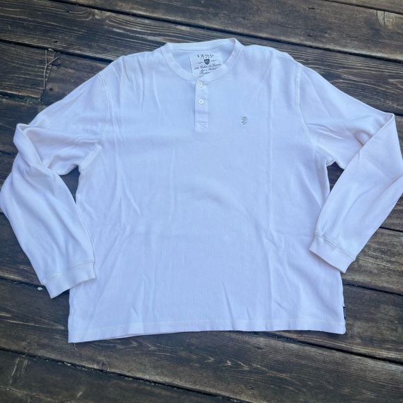 Izod Jeans thermal long sleeve cream Size XL - Picture 2 of 7